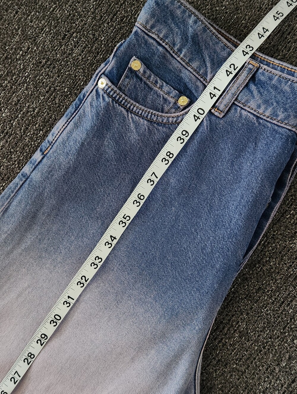 👖Ganni👖- Future Ombre High-Rise Wide Leg Jean - Picture 14 of 16